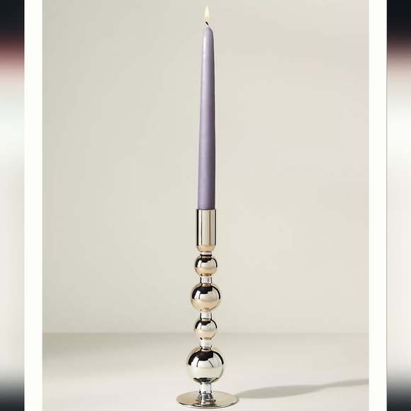Anthropologie Accents Anthropologie Delaney Candle Holder Silver